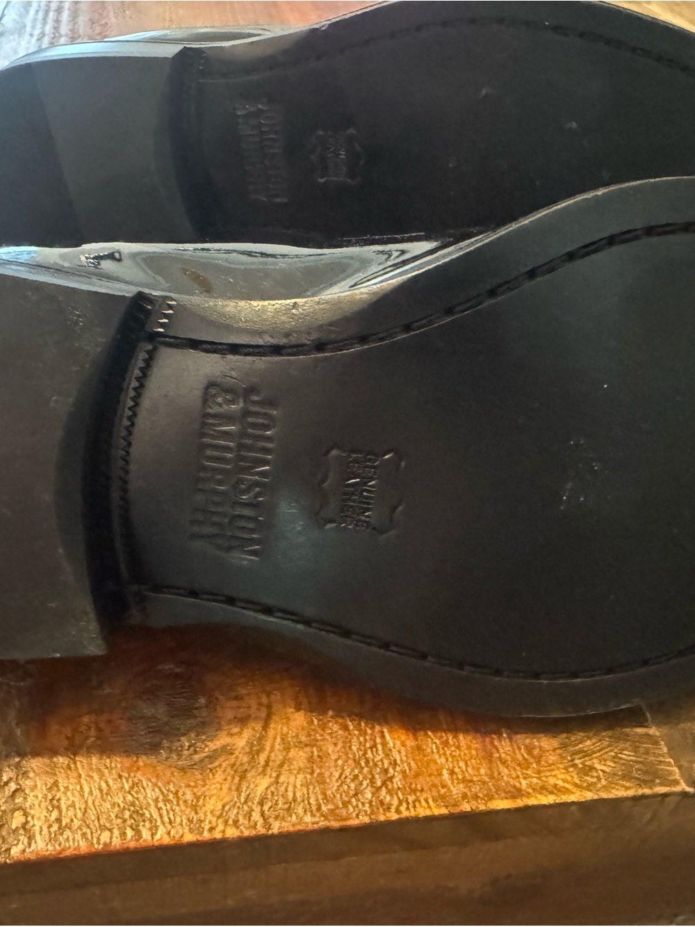 Johnston & Murphy Gavney Black Patent Leather Slip-On Loafers Men's Size 8M - Picture 8 of 10